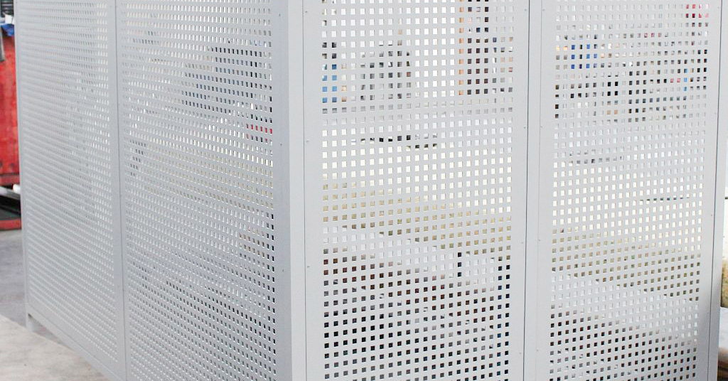 Perforated Privacy Screen by Balustrade Design